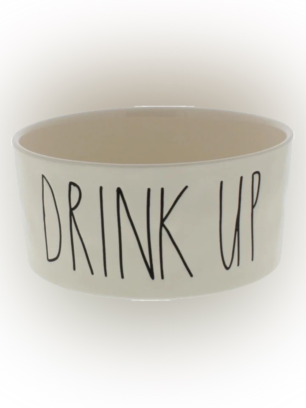 Rae Dunn Medium 'Drink Up' Ceramic Bowl
